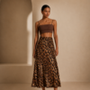 Leopard Maxi Skirt
